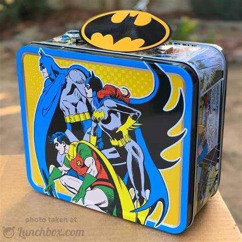 metal batman lunch box tv knobs|Batman Insulated Lunch Box – Lunchbox.com.